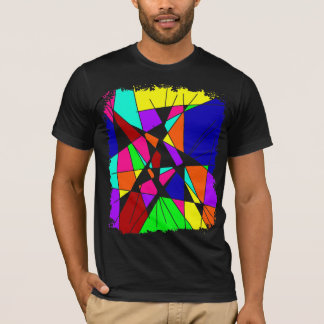 T-shirt Arte colorida do poder