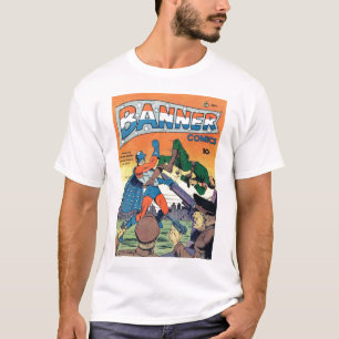 T-shirt Arte cómica da época dourada - história em