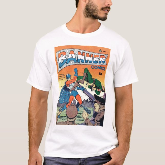 T-shirt Arte cómica da época dourada - história em (Frente)