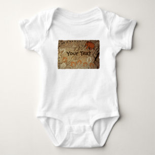T-shirt Arte Da Caverna Da Idade Do Gelo