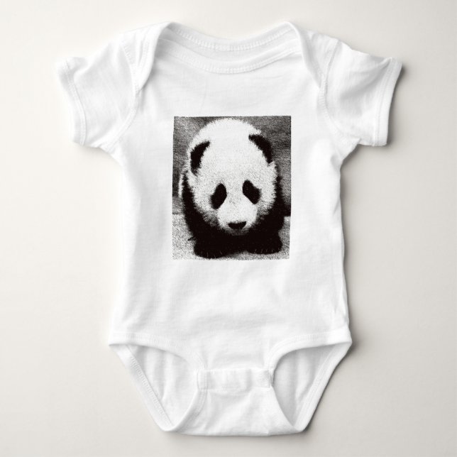 T-shirt Arte de Panda (Frente)
