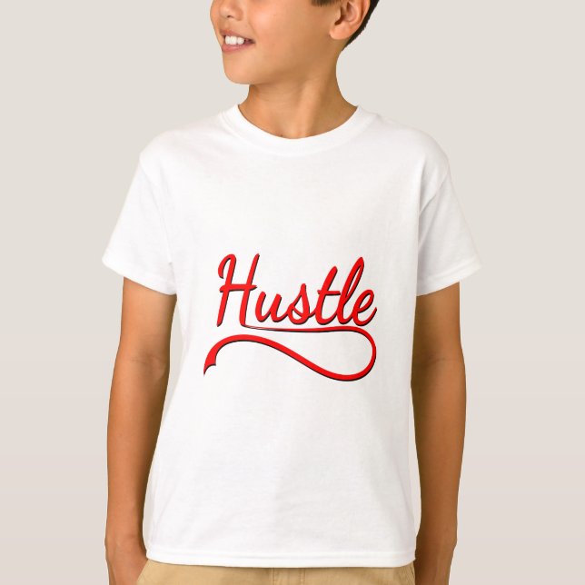 T-shirt Arte de Tipografia Agitada (Frente)
