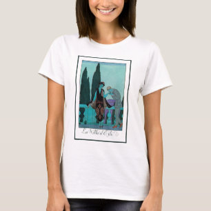 T-shirt Arte Deco Vintage La Villa d'Este por George Barbi