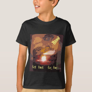 T-shirt Arte do animal do crescimento do jacaré