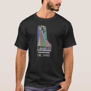 T-shirt Arte do piano com texto de Luke Davids