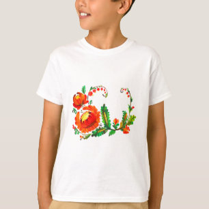 T-shirt Arte do ucraniano de Petrykivka