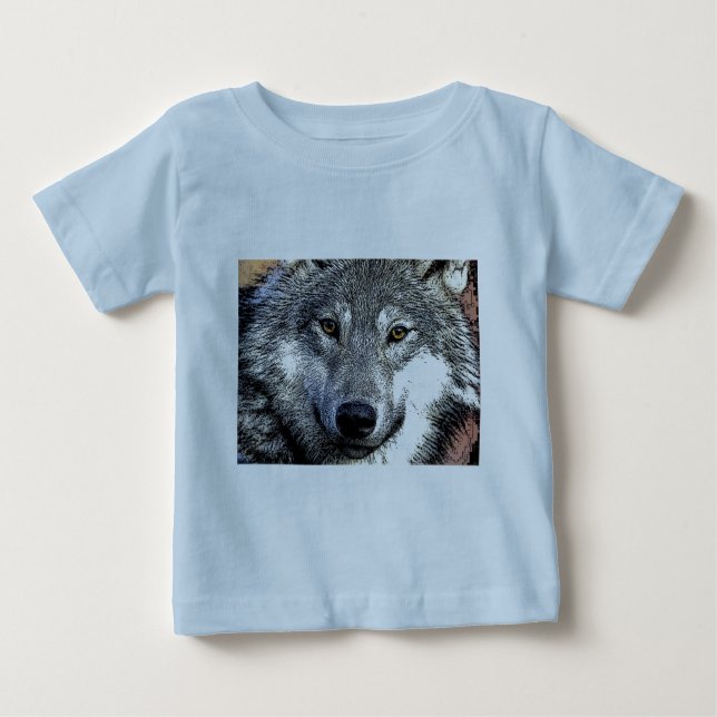 T-shirt Arte do Wolf Eyes (Frente)