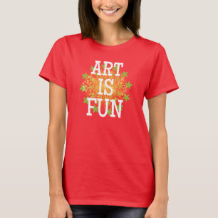 T-shirt Arte É Divertida!