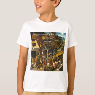 T-shirt Arte Holandesa do Século XVI e Provérbio Famoso