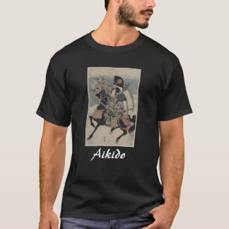 T-shirt Arte marcial do japonês do Aikido