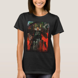 T-shirt Arte Original Góthica Mista Chama Eterna