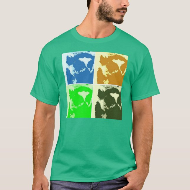 T-shirt Arte Pop Lêmure (Frente)