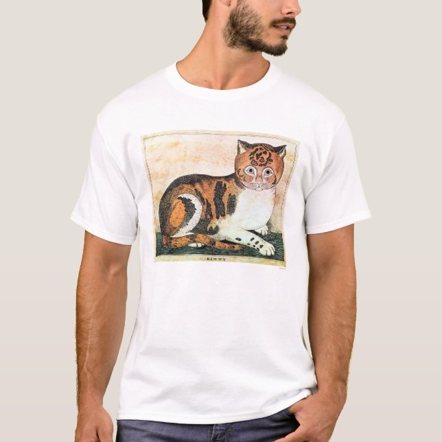 T-shirt Arte popular: Gato (Frente)