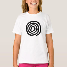 T-shirt Arte tribal do petroglyph espiral tribal