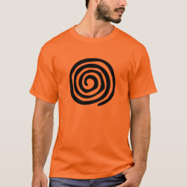 T-shirt Arte tribal do petroglyph espiral tribal