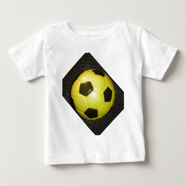 T-shirt Arte Vibrante Amarelo e Negro (Frente)