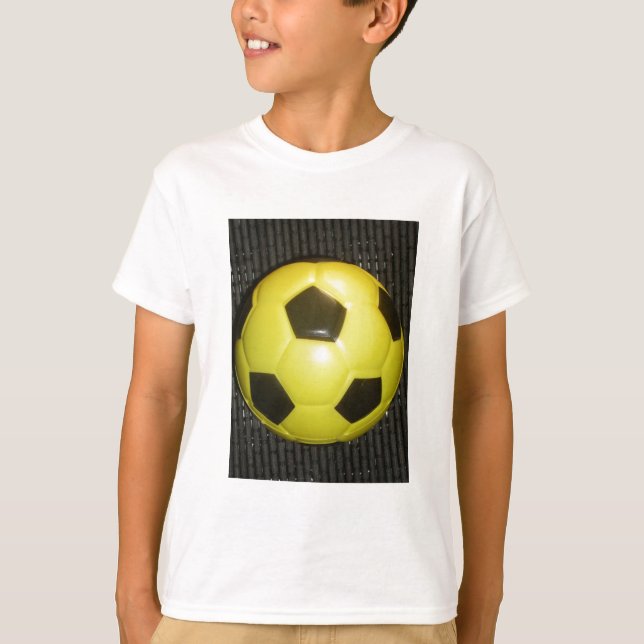 T-shirt Arte Vibrante Amarelo e Negro (Frente)