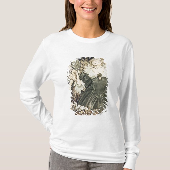 T-shirt Arthur Rackham | Comus por John Milton: "E eles, (Frente)