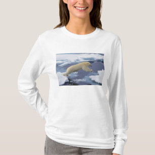 T-shirt Ártico, Svalbard, Urso Polar estendendo