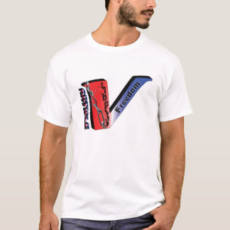 T-shirt Artigo 5-Red, branco, azul
