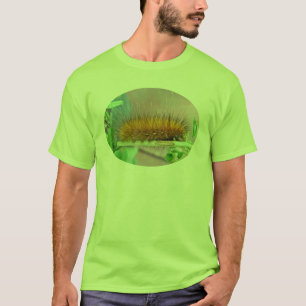 T-shirt Artigos amarelos da traça de tigre do Virginian d