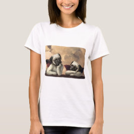 T-shirt Artigos angélicos do presente do querubim do Pug
