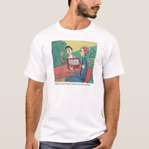 T-shirt Artista de Desenho de Crimes da Polícia Engraçado