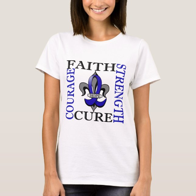 T-shirt Artrite da flor de lis 3 (Frente)