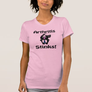 T-shirt Artrite Fedorenta Design de Conscientização sobre