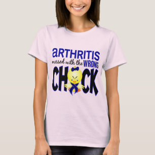 T-shirt Artrite sujada com o pintinho errado