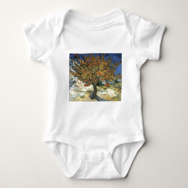 T-shirt Árvore de amora por van Gogh (Frente)