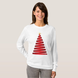 T-shirt Árvore de fita vermelha