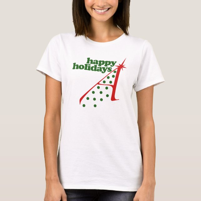 T-shirt Árvore de Natal Ateista (Frente)