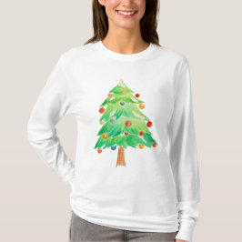 T-shirt Árvore de Natal - camisola feia do Natal