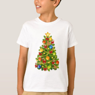 T-shirt Árvore de Natal Verde