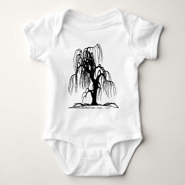 T-shirt Árvore de salgueiro Weeping (Frente)