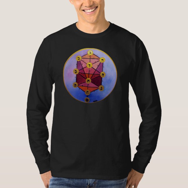 T-shirt Árvore de Sefirot (Frente)