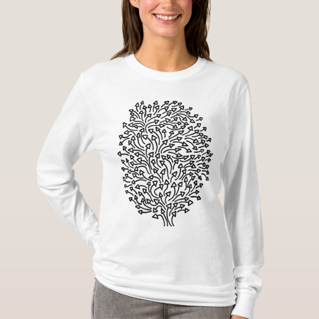 T-shirt Árvore de Setas (Frente)