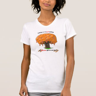 T-shirt árvore do bacon