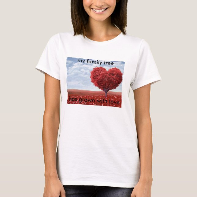 T-shirt árvore genealógica (Frente)