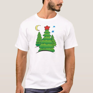 T-shirt Árvores de Natal