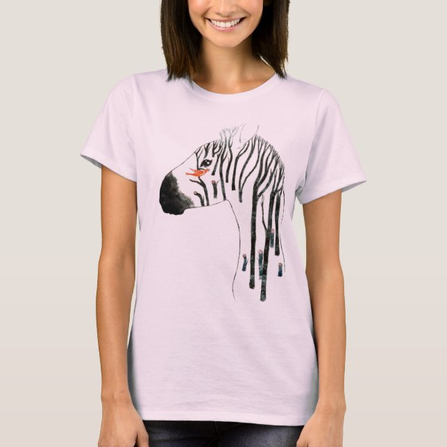 T-SHIRT ÁRVORES ZEBRA (Frente)