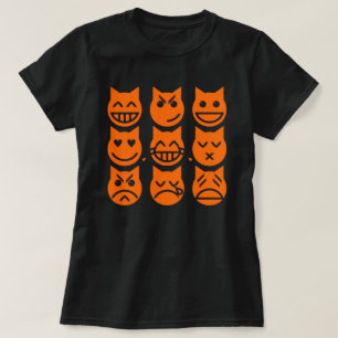 T-shirt As 9 Vidas do Gato Emoji