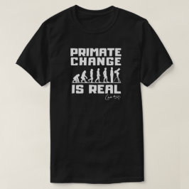 T-shirt As alterações climáticas engraçadas do primata da