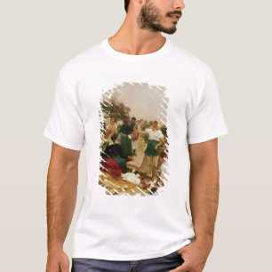 T-shirt As aves domésticas introduzem no mercado, 1885