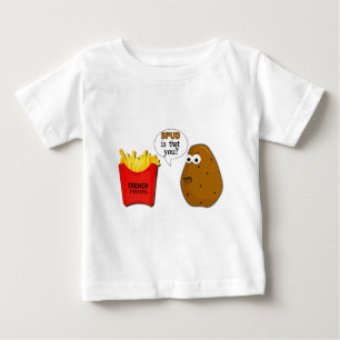 T-shirt As batatas fritas da batata são que você?