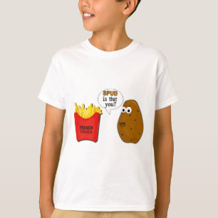 T-shirt As batatas fritas da batata são que você?