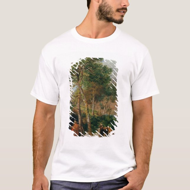 T-shirt As costas do lago Lecco (Frente)