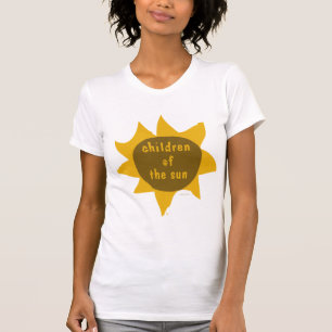 T-shirt As crianças de girassol claro ajustado de The Sun