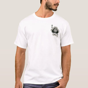T-shirt Ás de espada (parte dianteira e parte traseira)